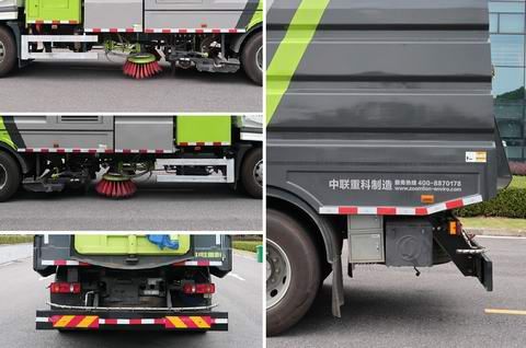 ZBH5180TXSEQCBEV型纯电动洗扫车