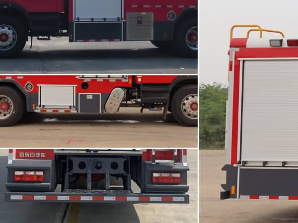 YZR5170GXFSG80/E6型水罐消防车